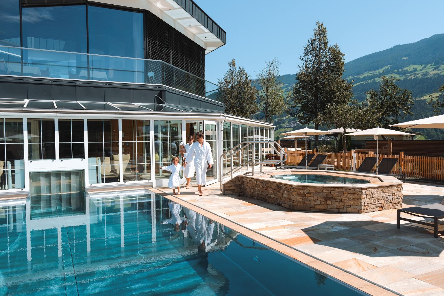 Familien Outdoorpool