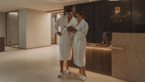 SPA-Rezeption im neuen GartenSPA