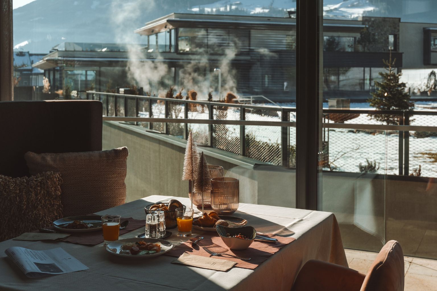 Frühstücksgenuss mit Ausblick