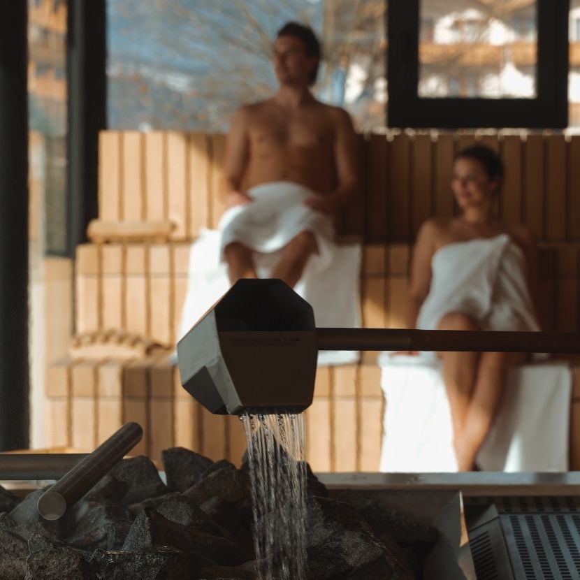 Panoramasauna Tägliche Saunaaufgüsse in der Panoramasauna